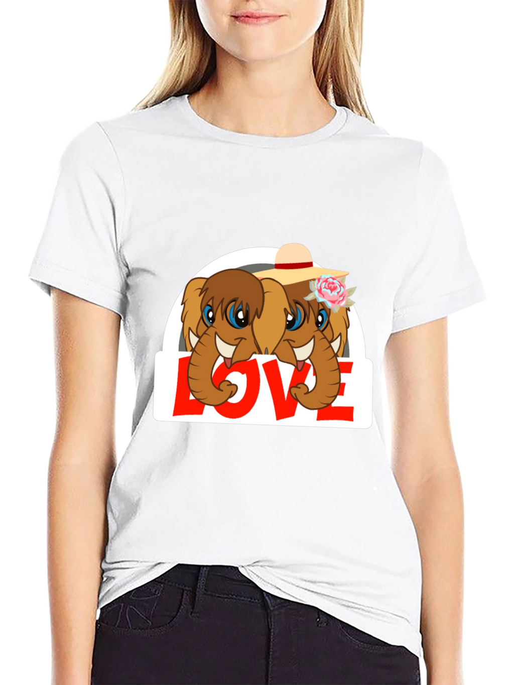Elephant Love Graphic Tee