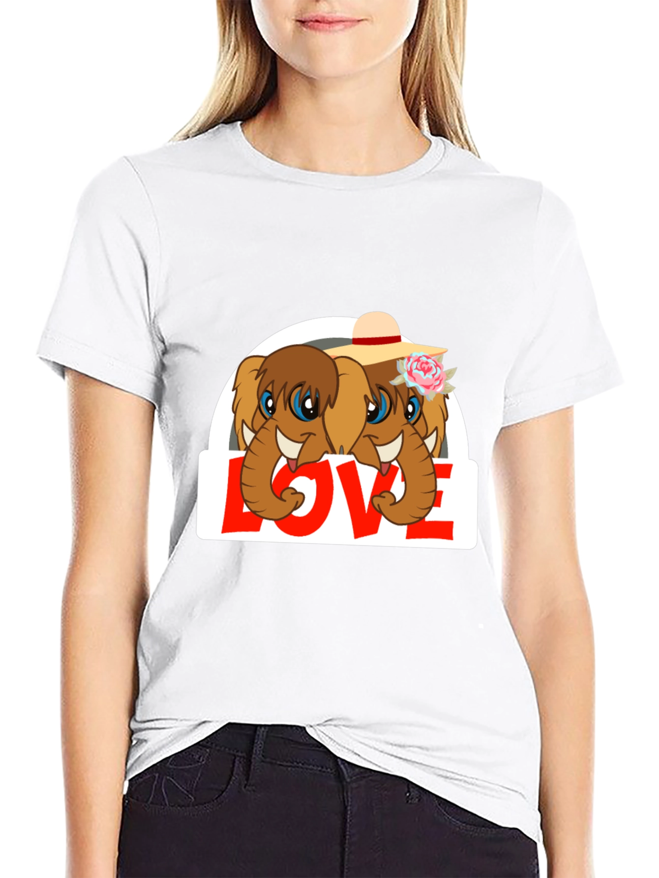 Elephant Love Graphic Tee