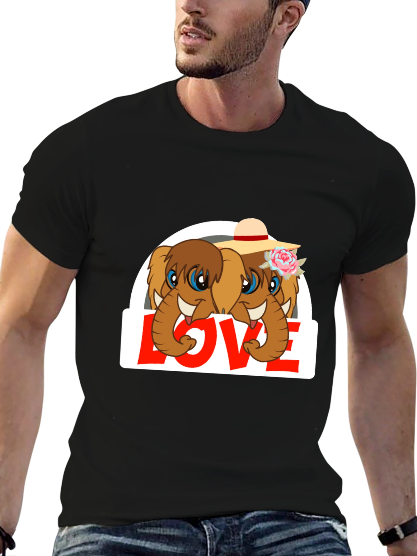 Elephant Love Graphic Tee