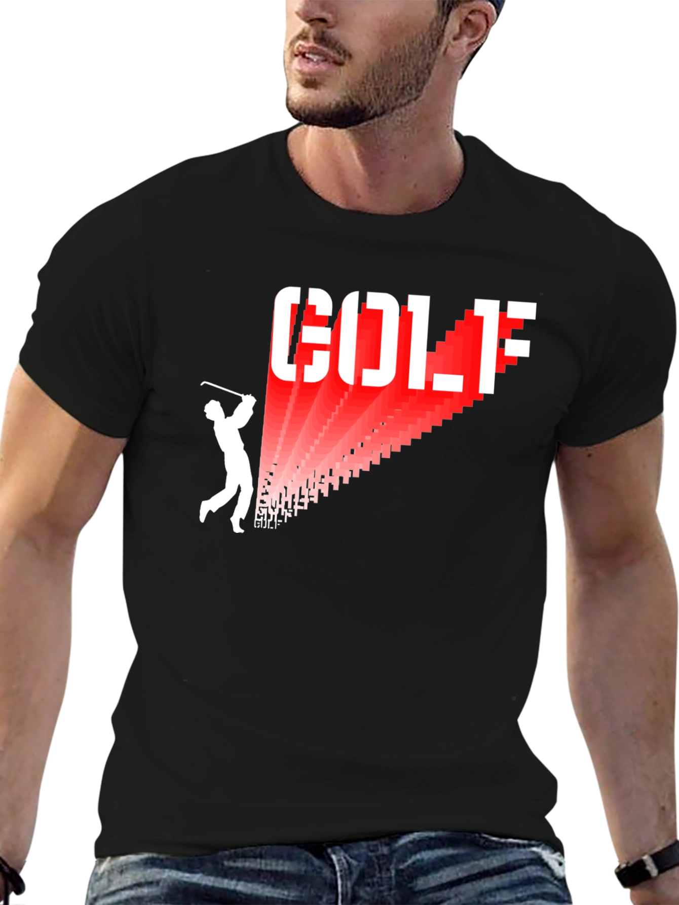 Retro Golf Graphic T-Shirt - Tee for Golfers