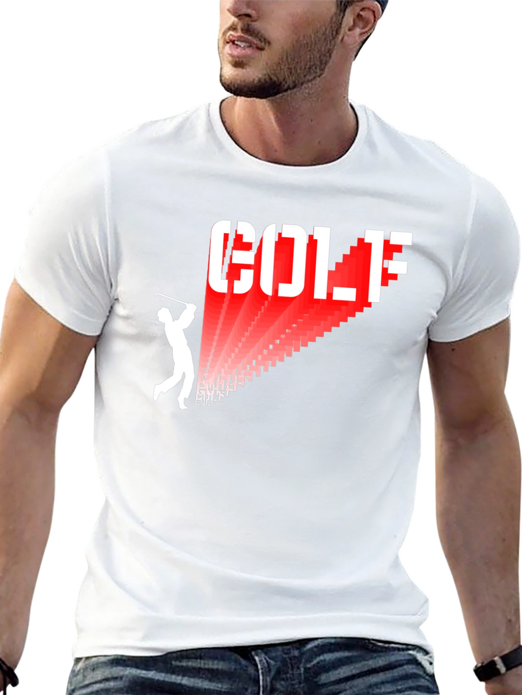 Retro Golf Graphic T-Shirt - Tee for Golfers