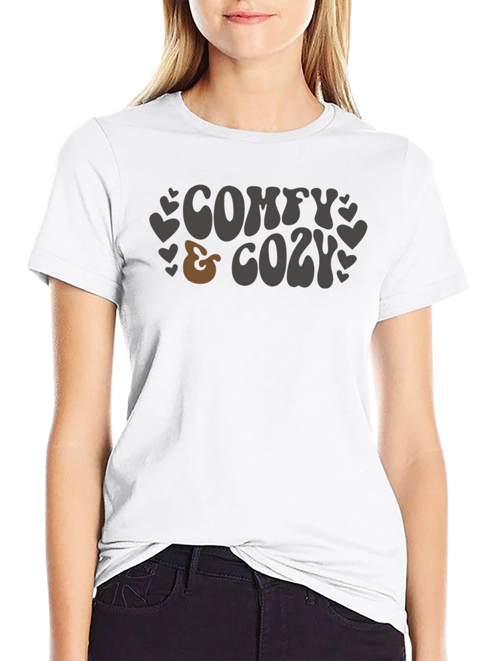 Comfy & Cozy Graphic Tee - Relaxed Fit