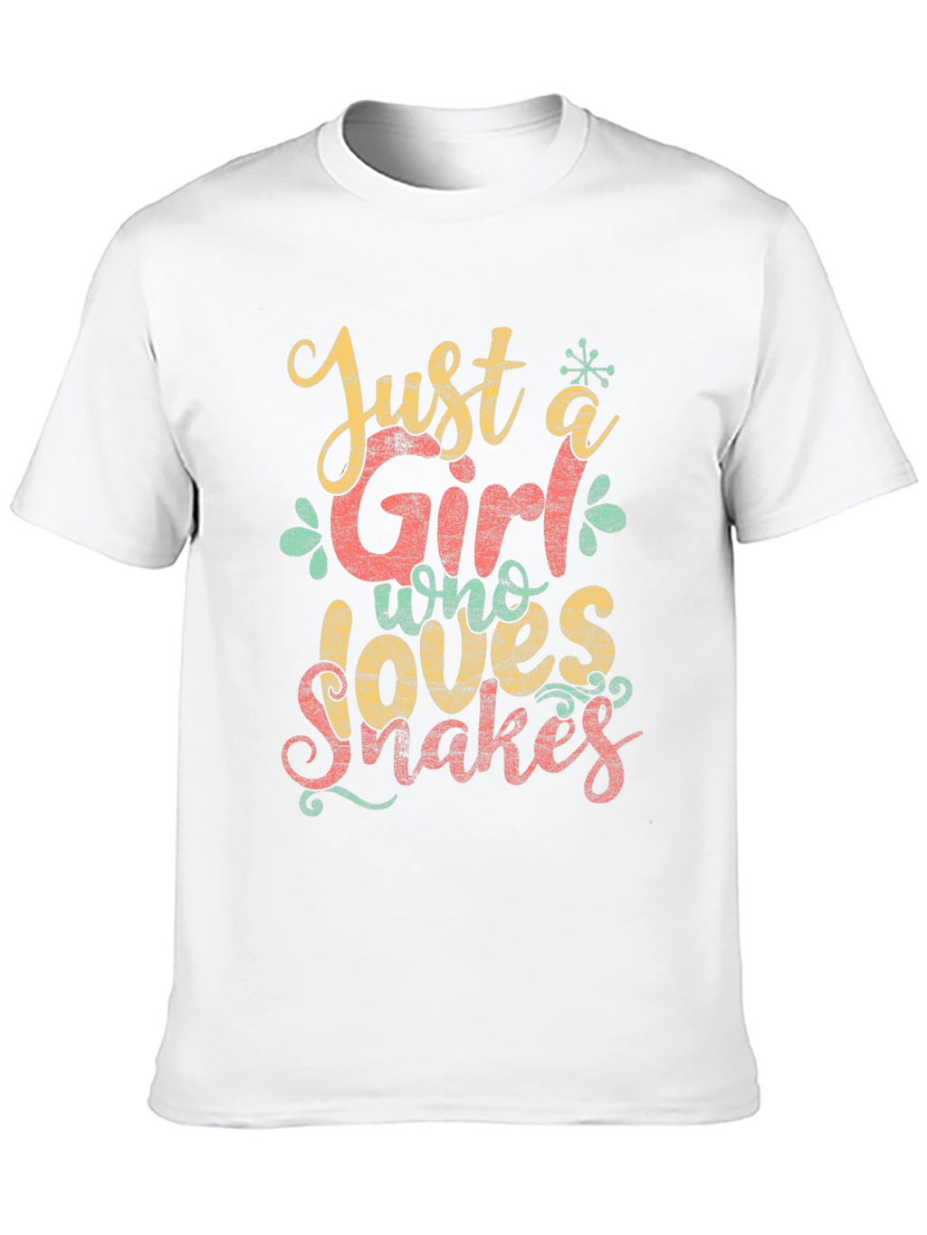 Just a Girl Who Loves Snakes Graphic T-Shirt