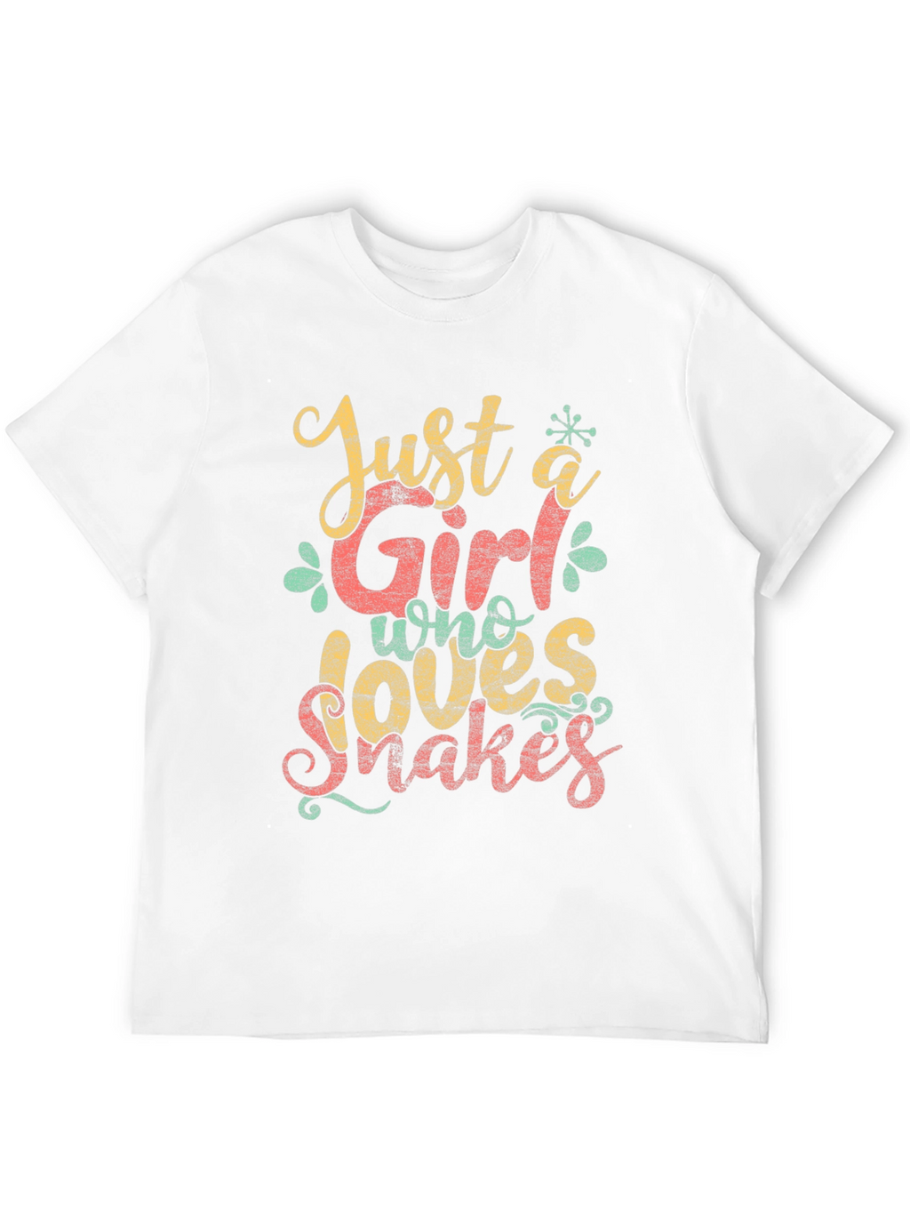 Just a Girl Who Loves Snakes Graphic T-Shirt