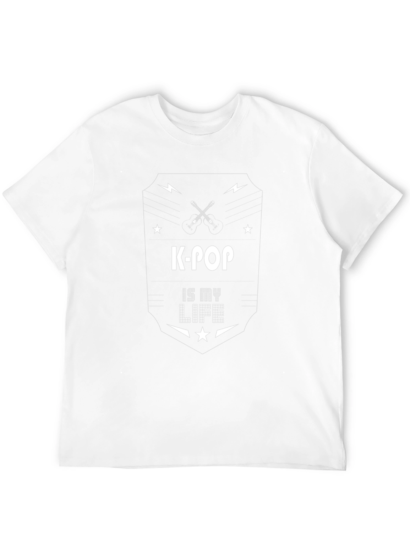 K-Pop is My Life Black Graphic Tee