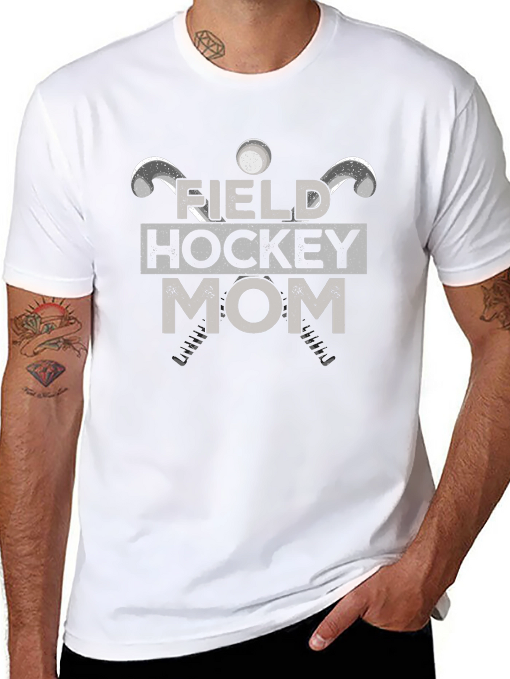 Field Hockey Mom Graphic T-Shirt