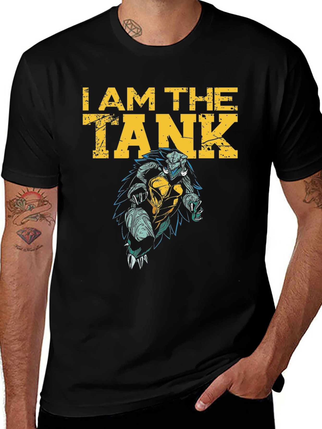 I Am The Tank Turtle Graphic T-Shirt