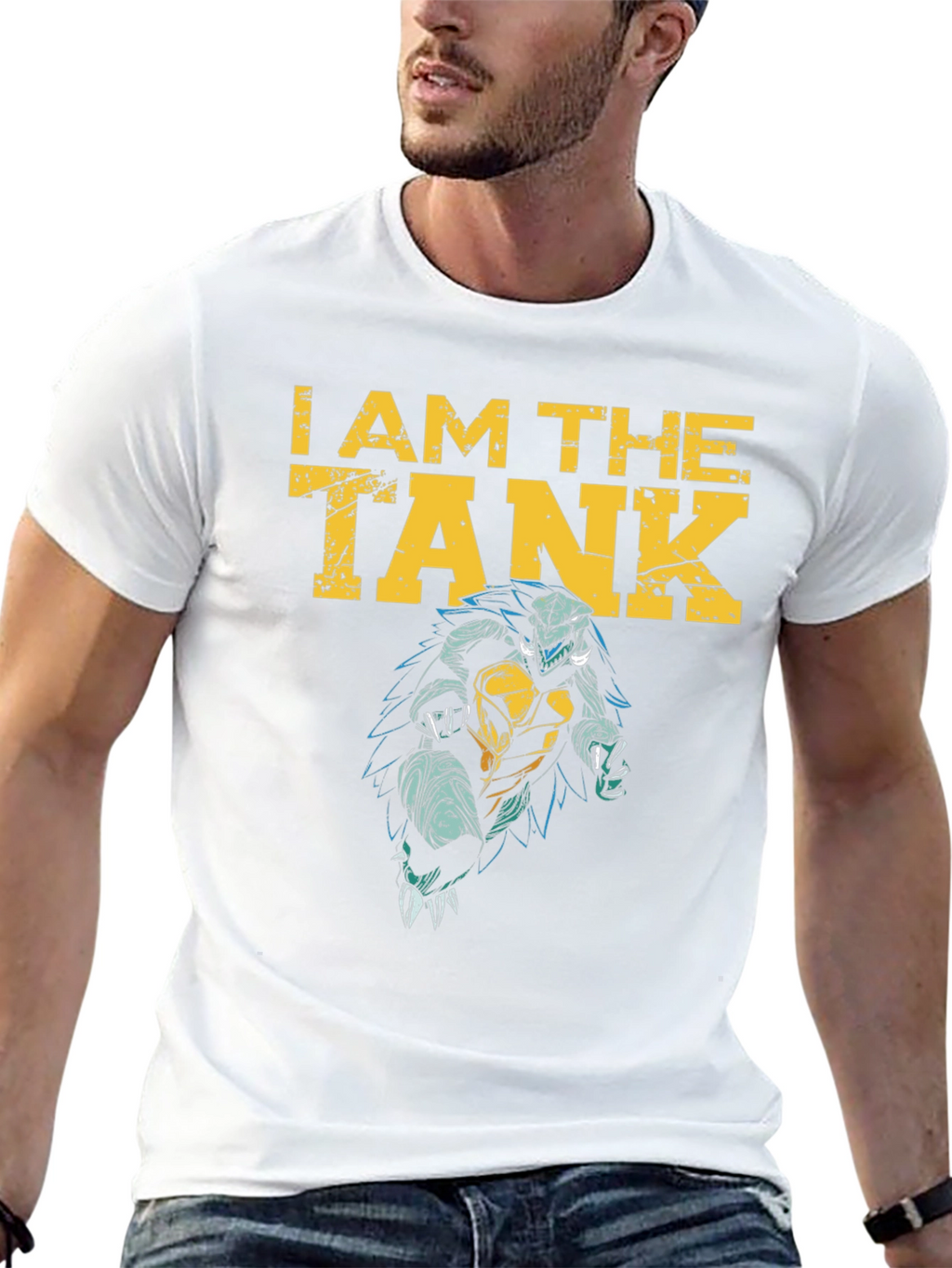 I Am The Tank Turtle Graphic T-Shirt