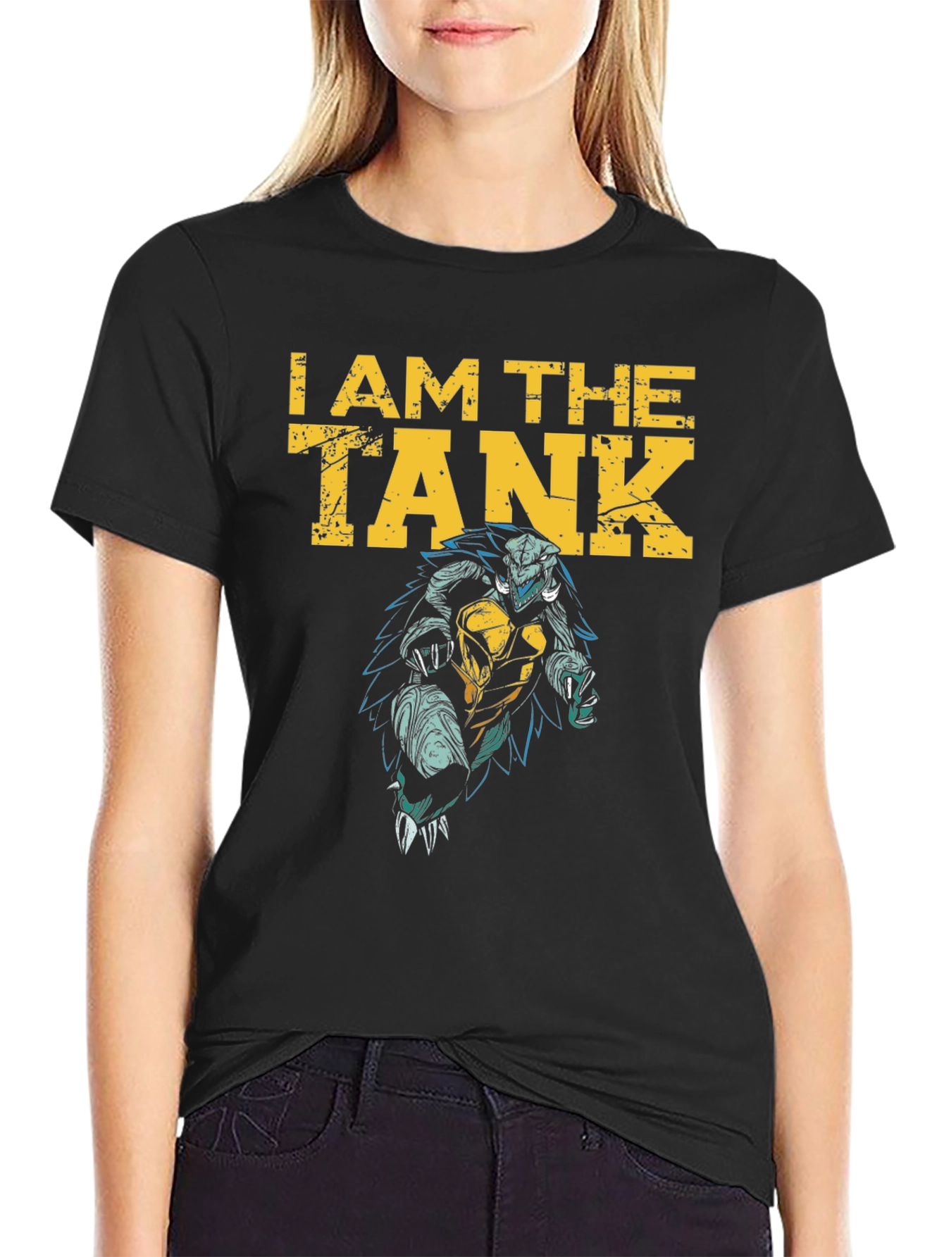I Am The Tank Turtle Graphic T-Shirt