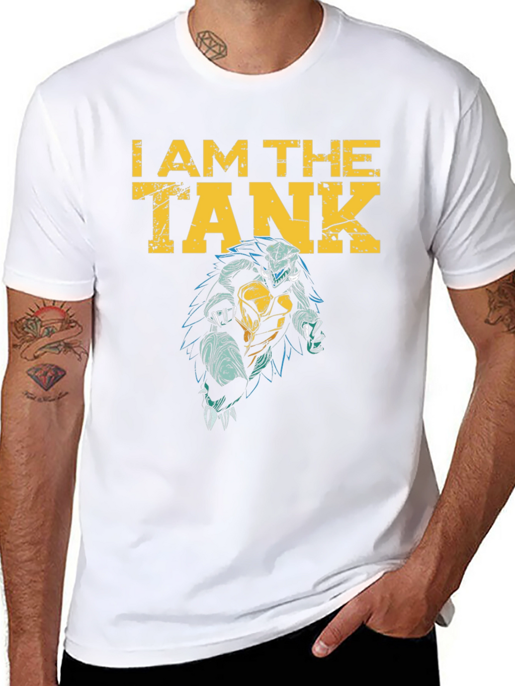 I Am The Tank Turtle Graphic T-Shirt