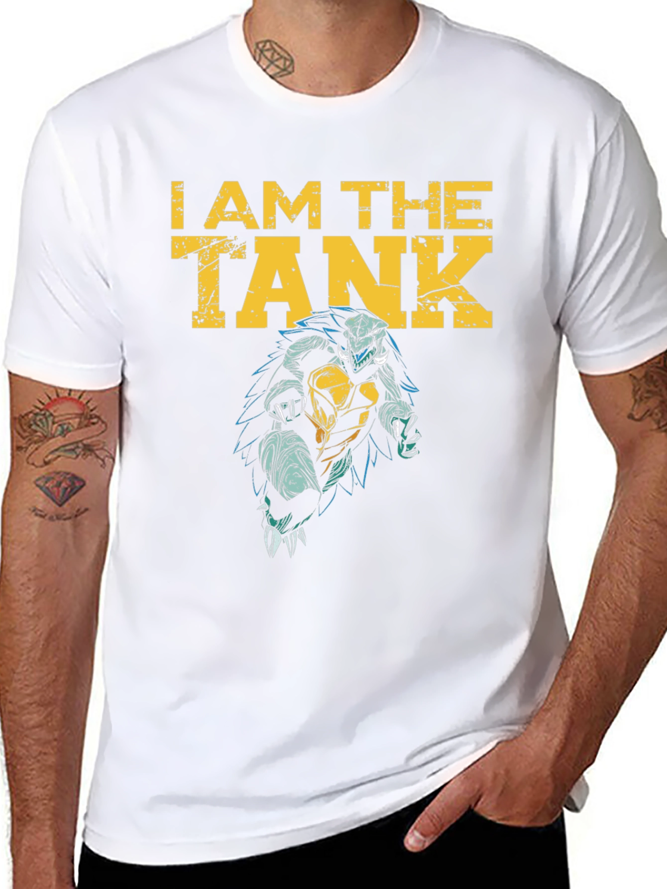 I Am The Tank Turtle Graphic T-Shirt