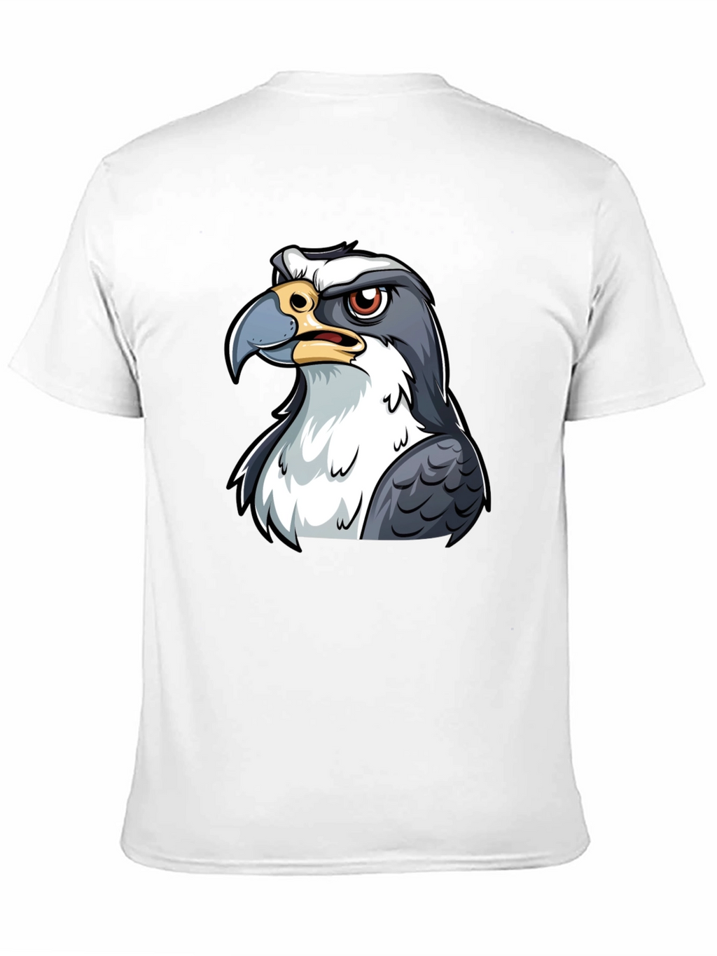 Angry Bird Graphic Tee - Black Cotton T-Shirt