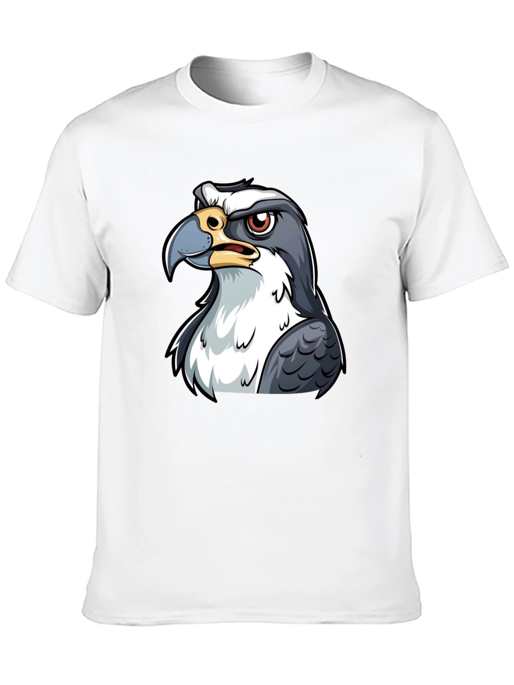 Angry Bird Graphic Tee - Black Cotton T-Shirt