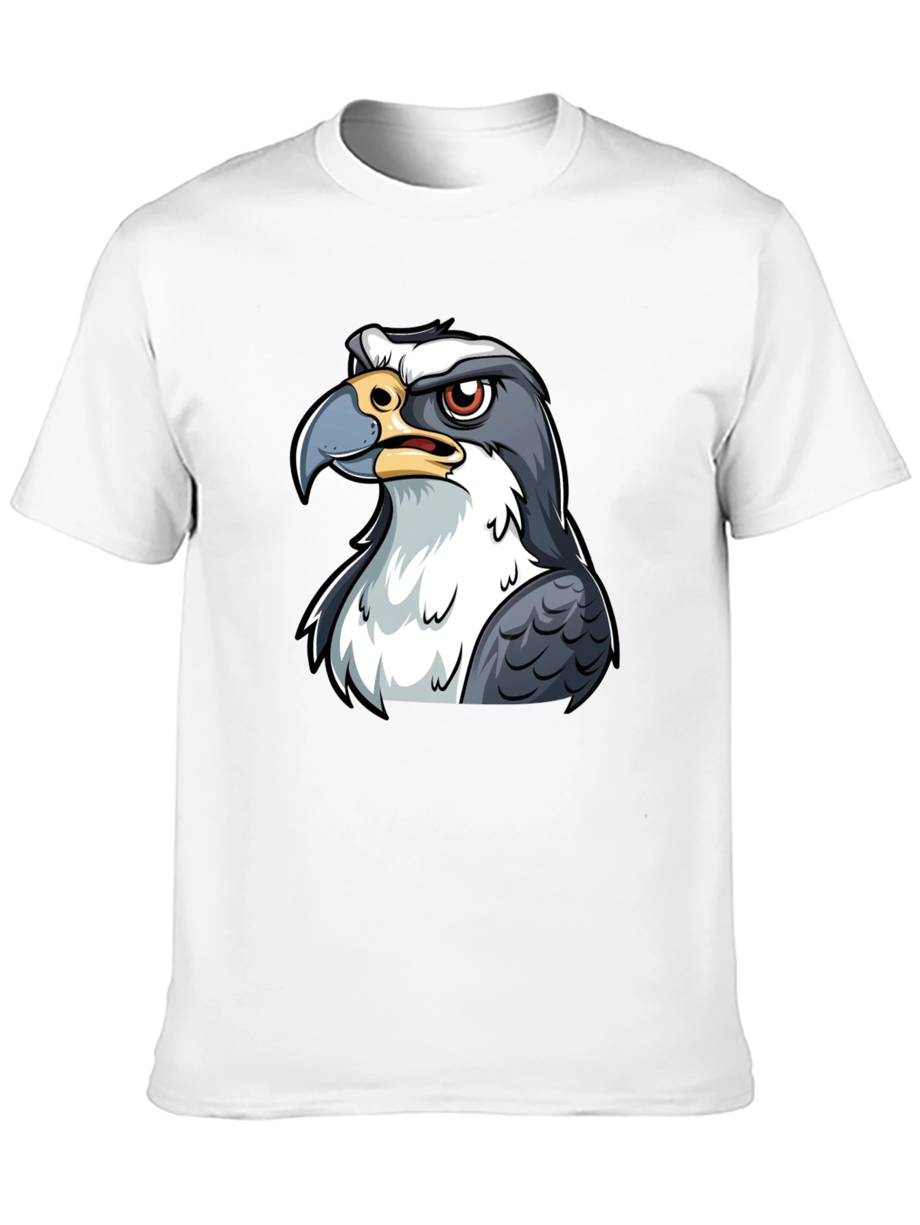 Angry Bird Graphic Tee - Black Cotton T-Shirt