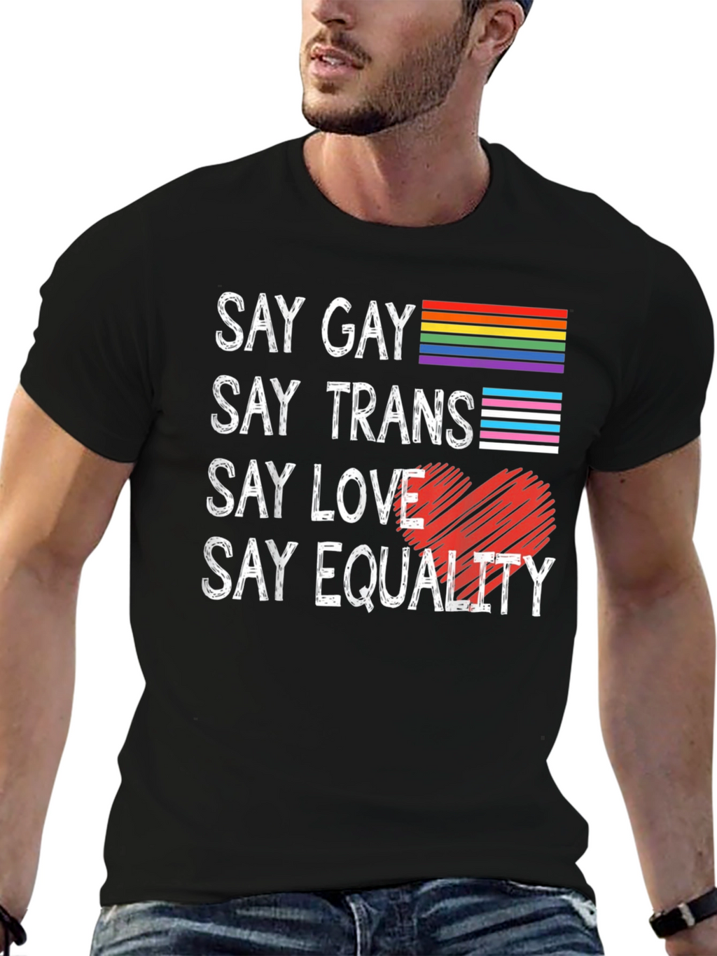 Say Gay Trans Love Equality T-Shirt