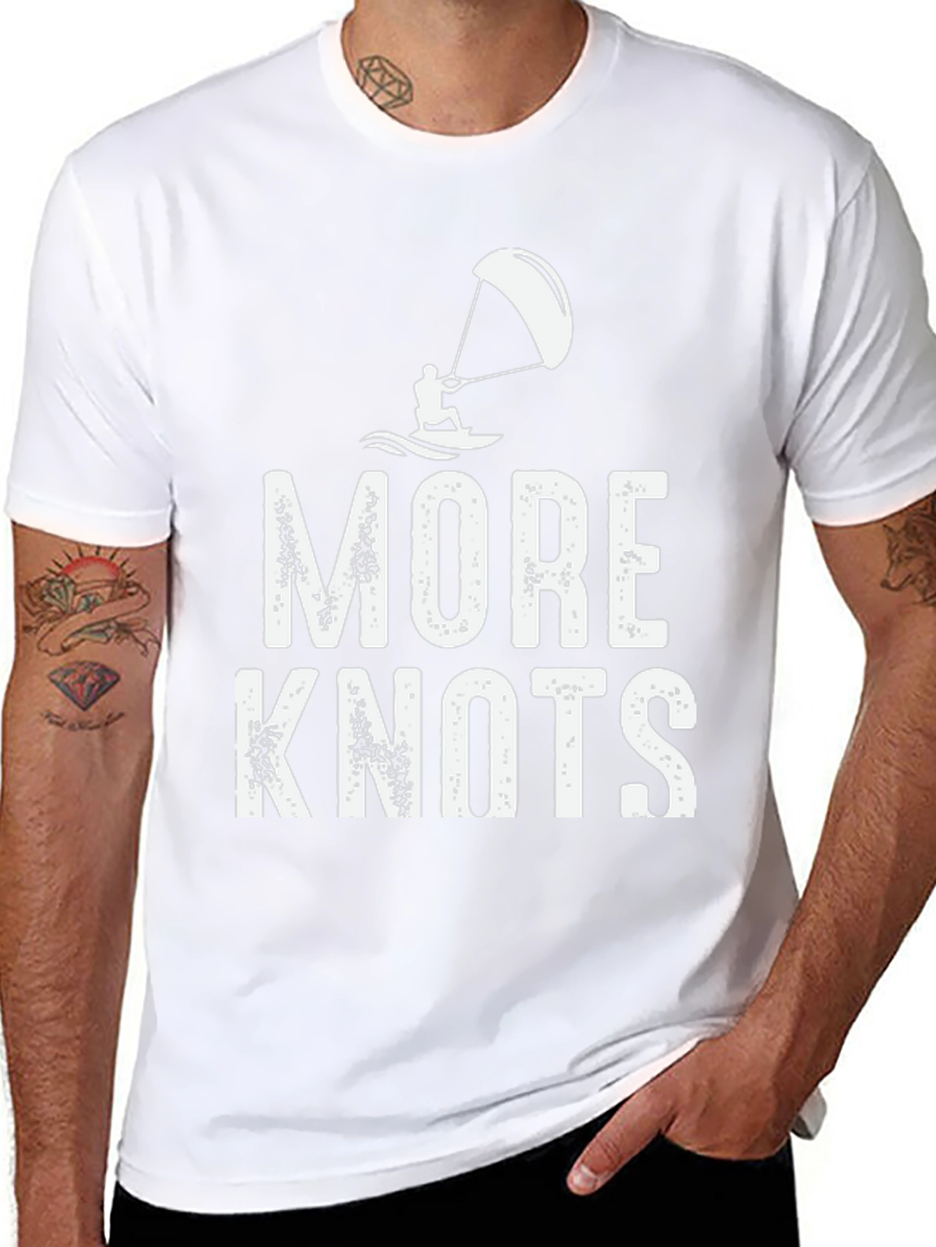 More Knots Black Graphic Tee