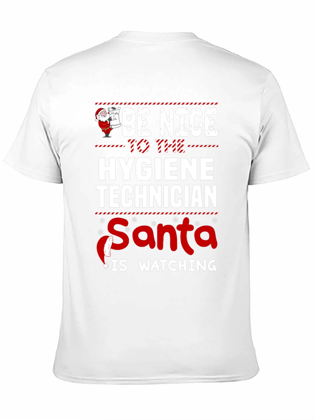 Funny Christmas Hygiene Technician T-Shirt