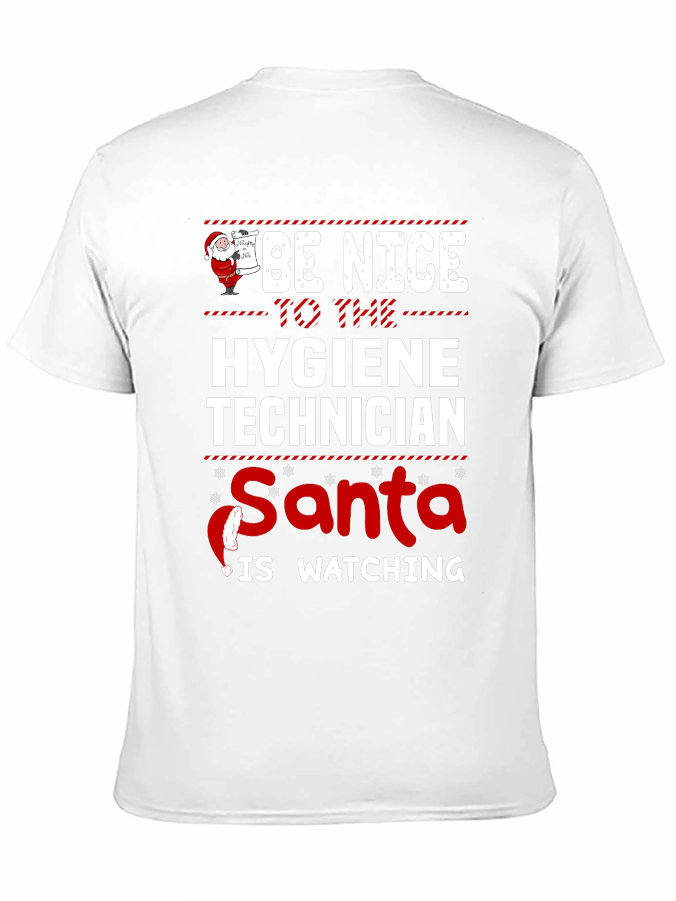 Funny Christmas Hygiene Technician T-Shirt