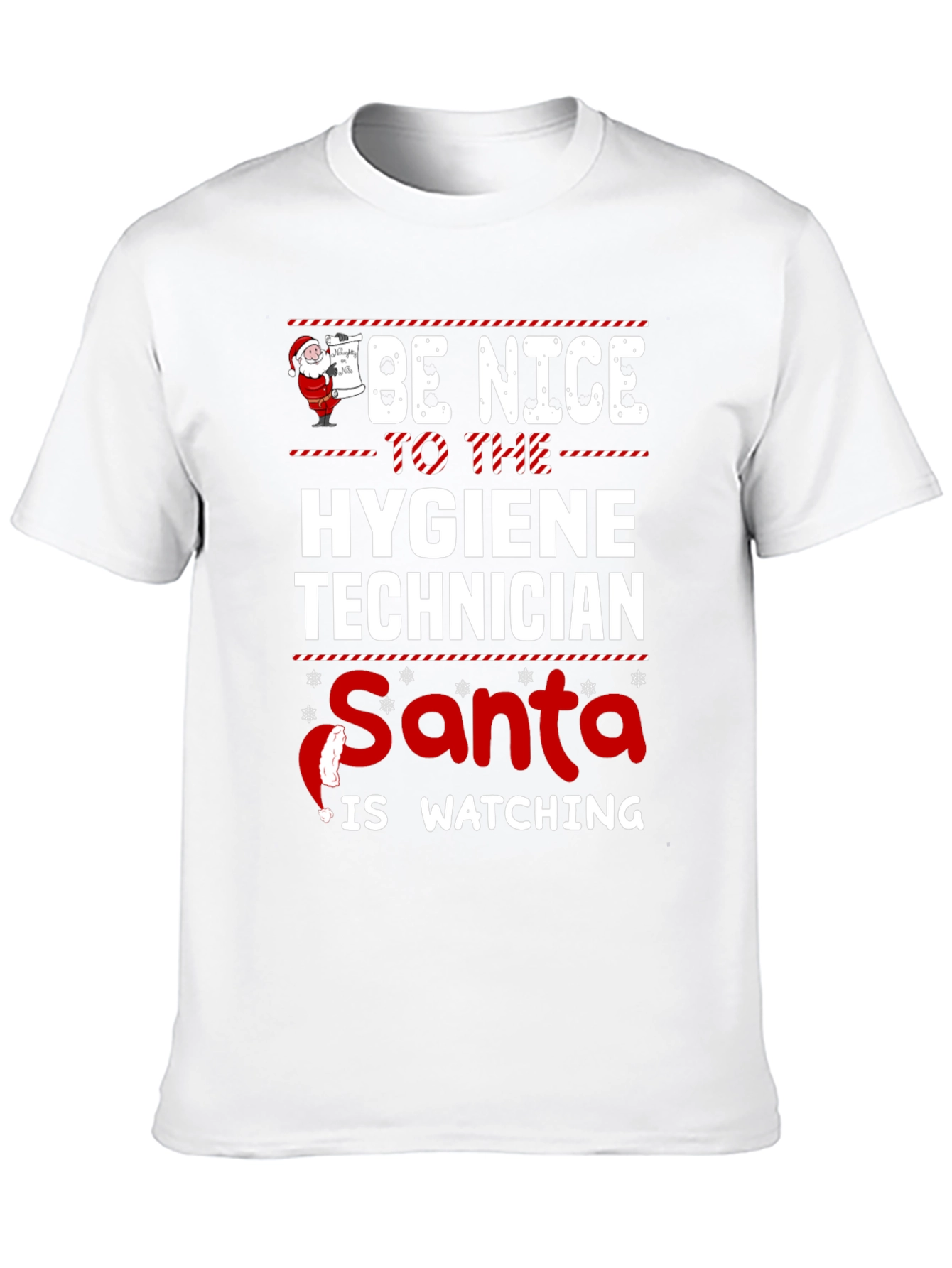 Funny Christmas Hygiene Technician T-Shirt