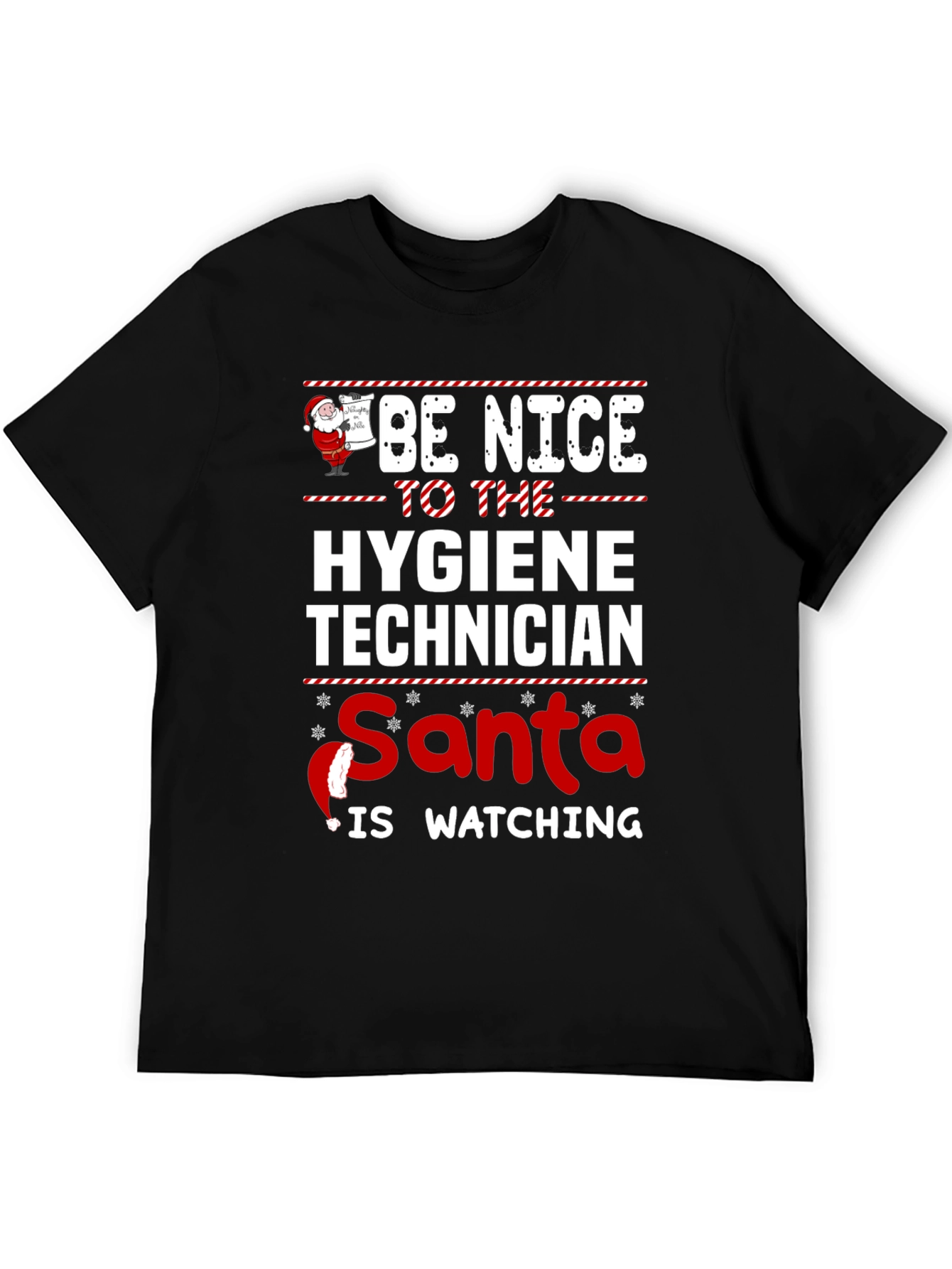 Funny Christmas Hygiene Technician T-Shirt