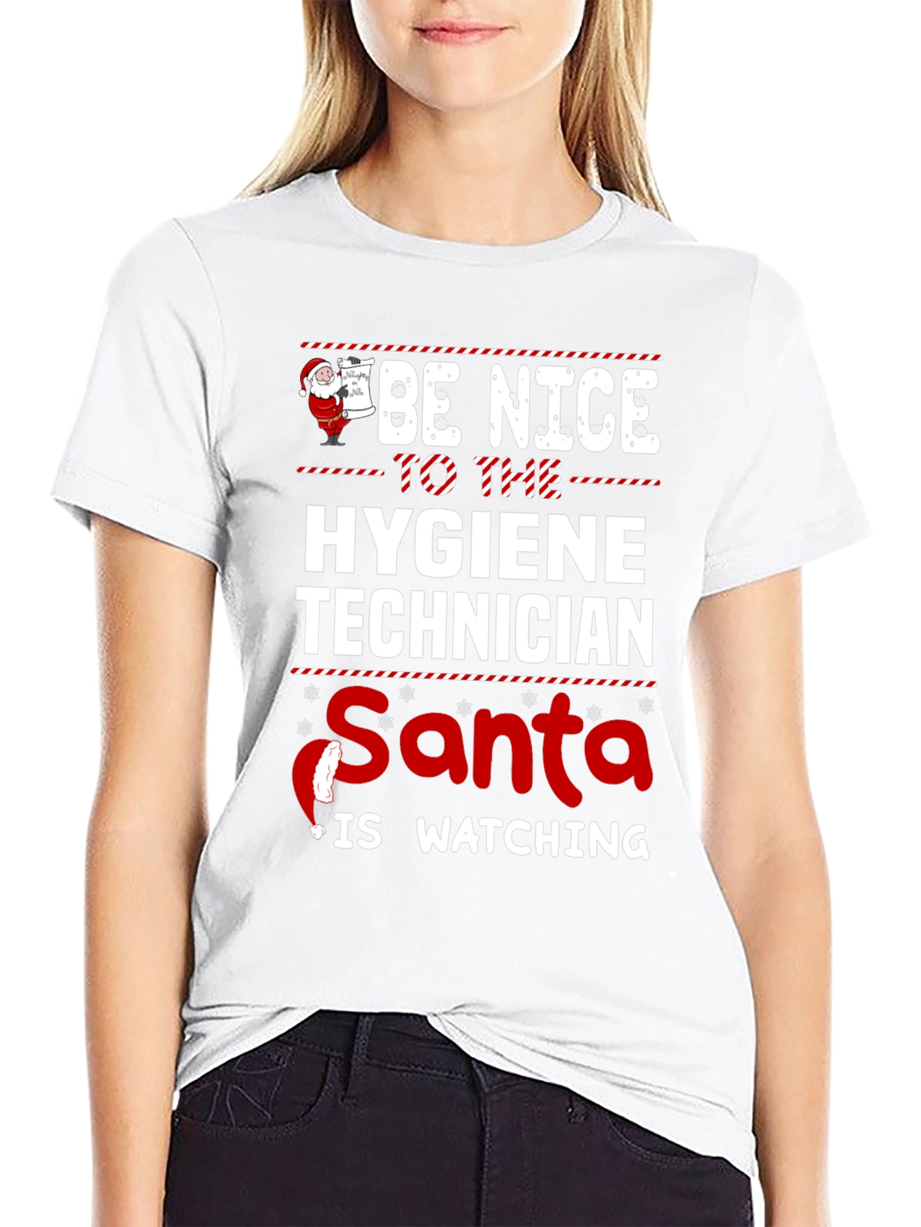 Funny Christmas Hygiene Technician T-Shirt