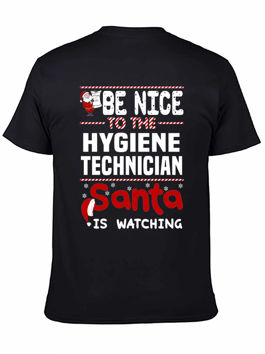 Funny Christmas Hygiene Technician T-Shirt
