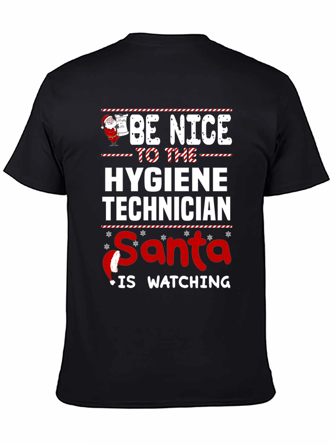 Funny Christmas Hygiene Technician T-Shirt
