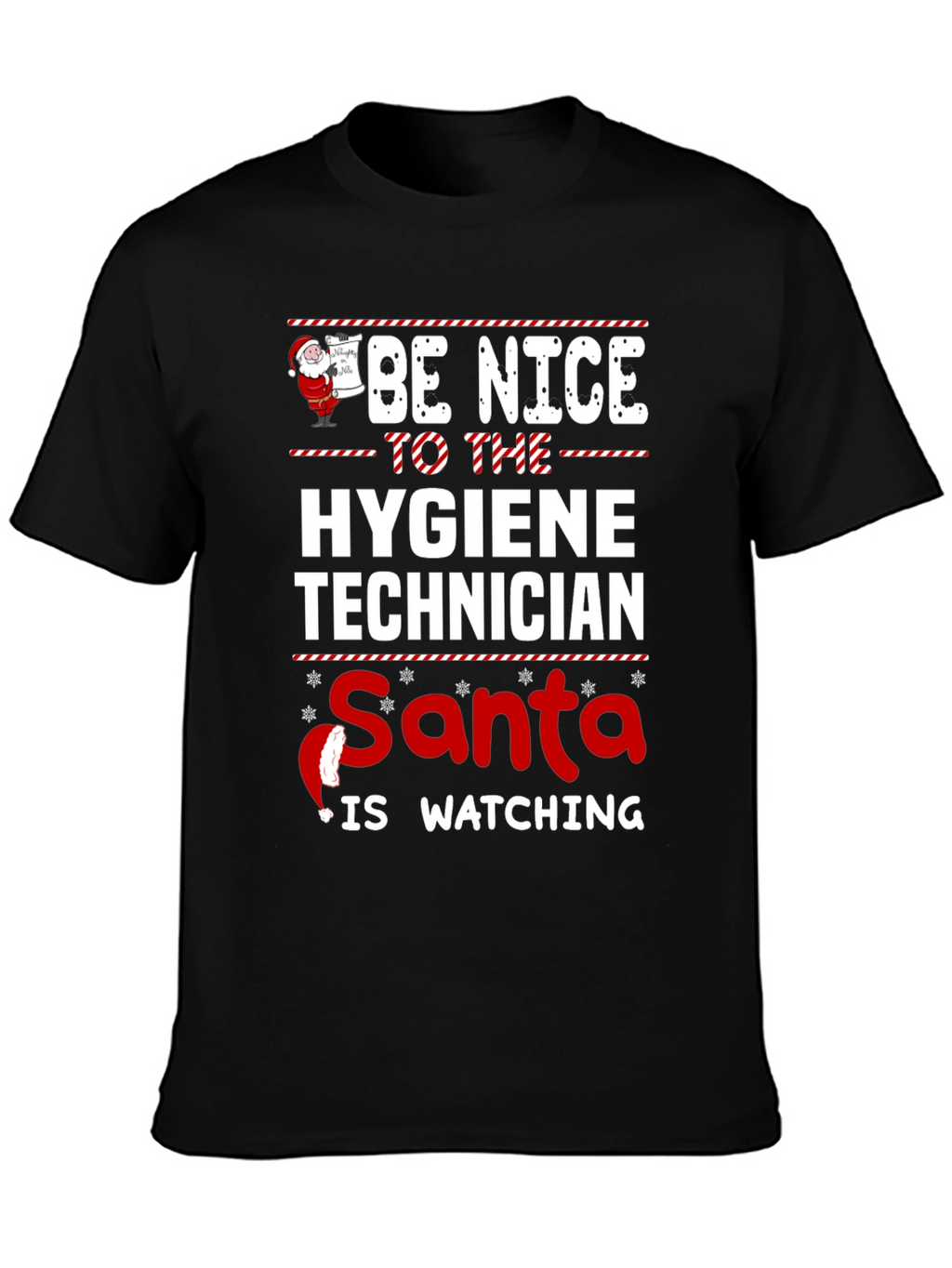 Funny Christmas Hygiene Technician T-Shirt