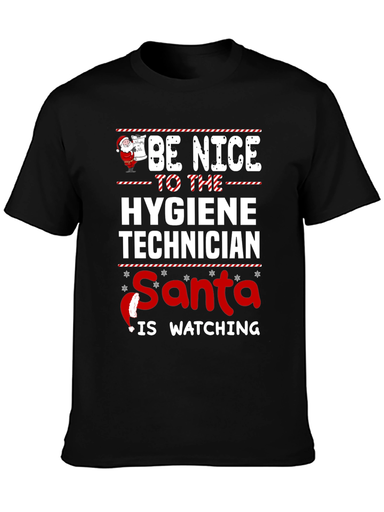 Funny Christmas Hygiene Technician T-Shirt