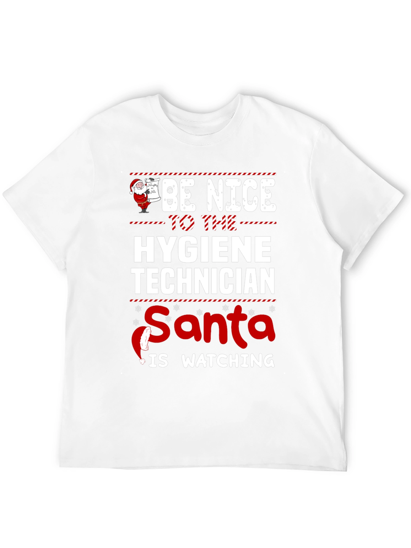 Funny Christmas Hygiene Technician T-Shirt