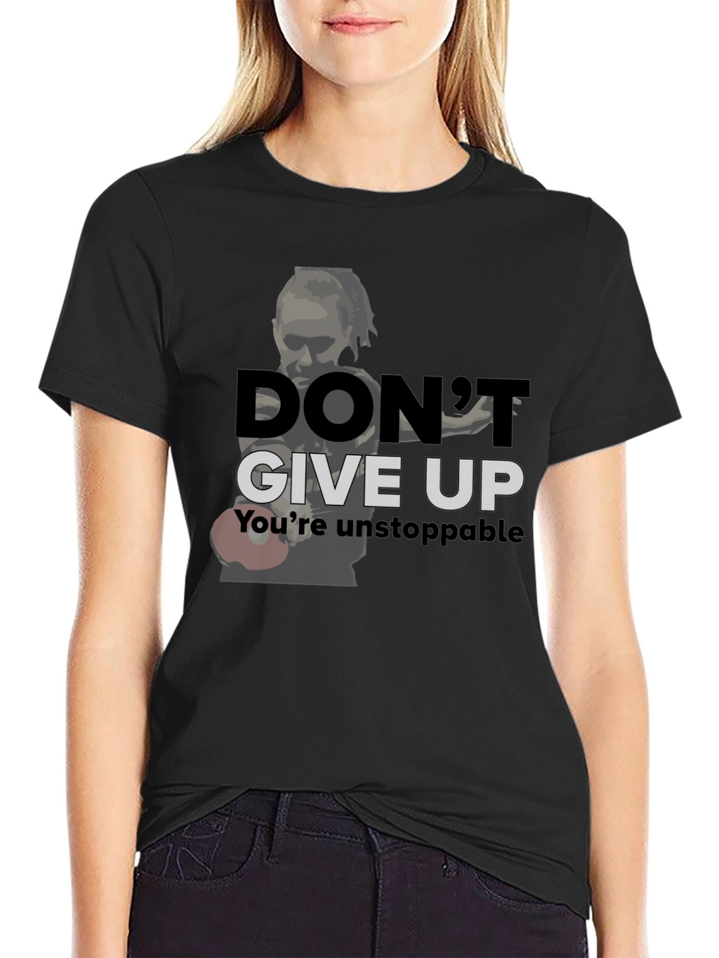 Dont Give Up T-Shirt - Boxing Motivation