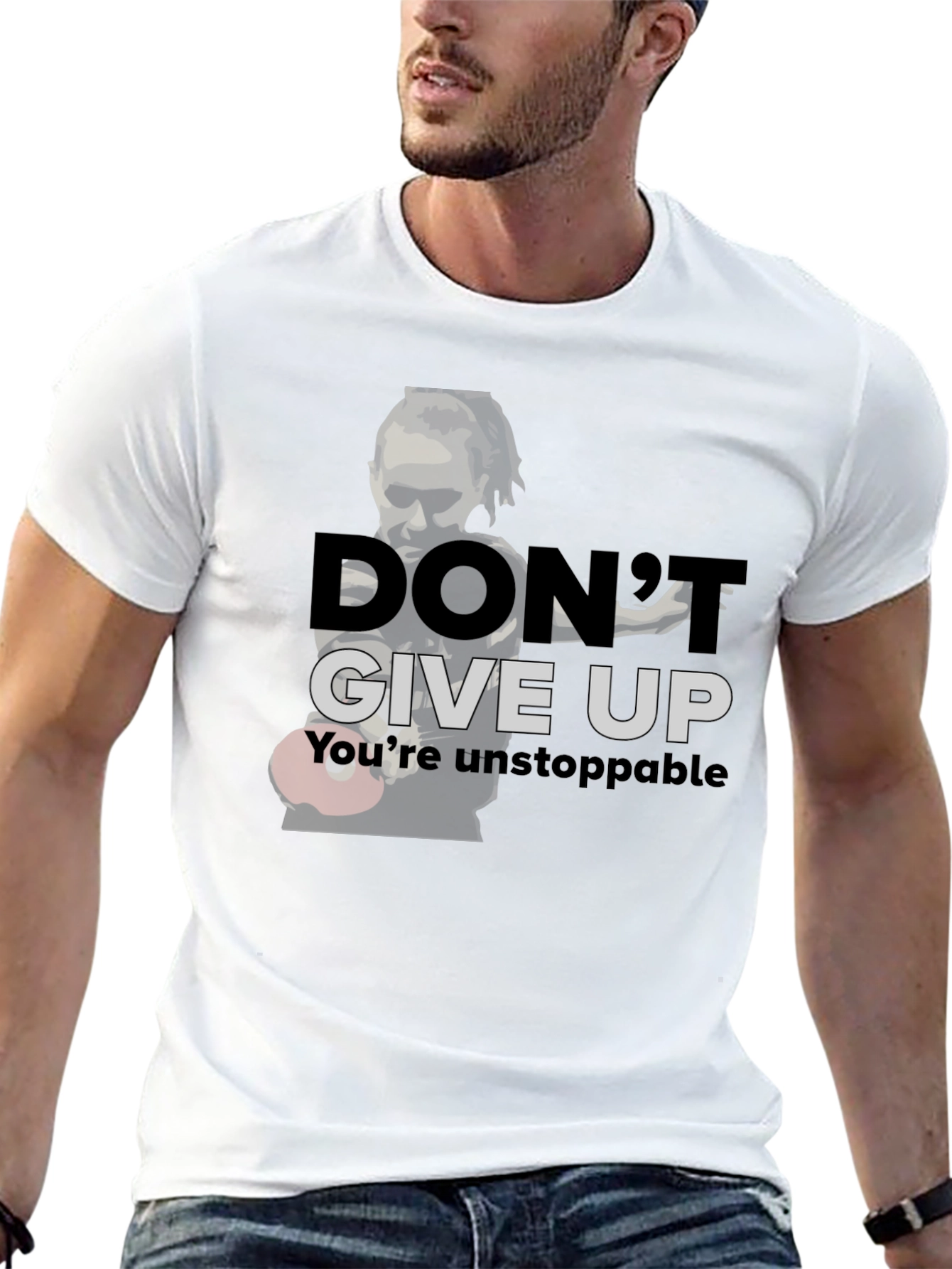 Dont Give Up T-Shirt - Boxing Motivation