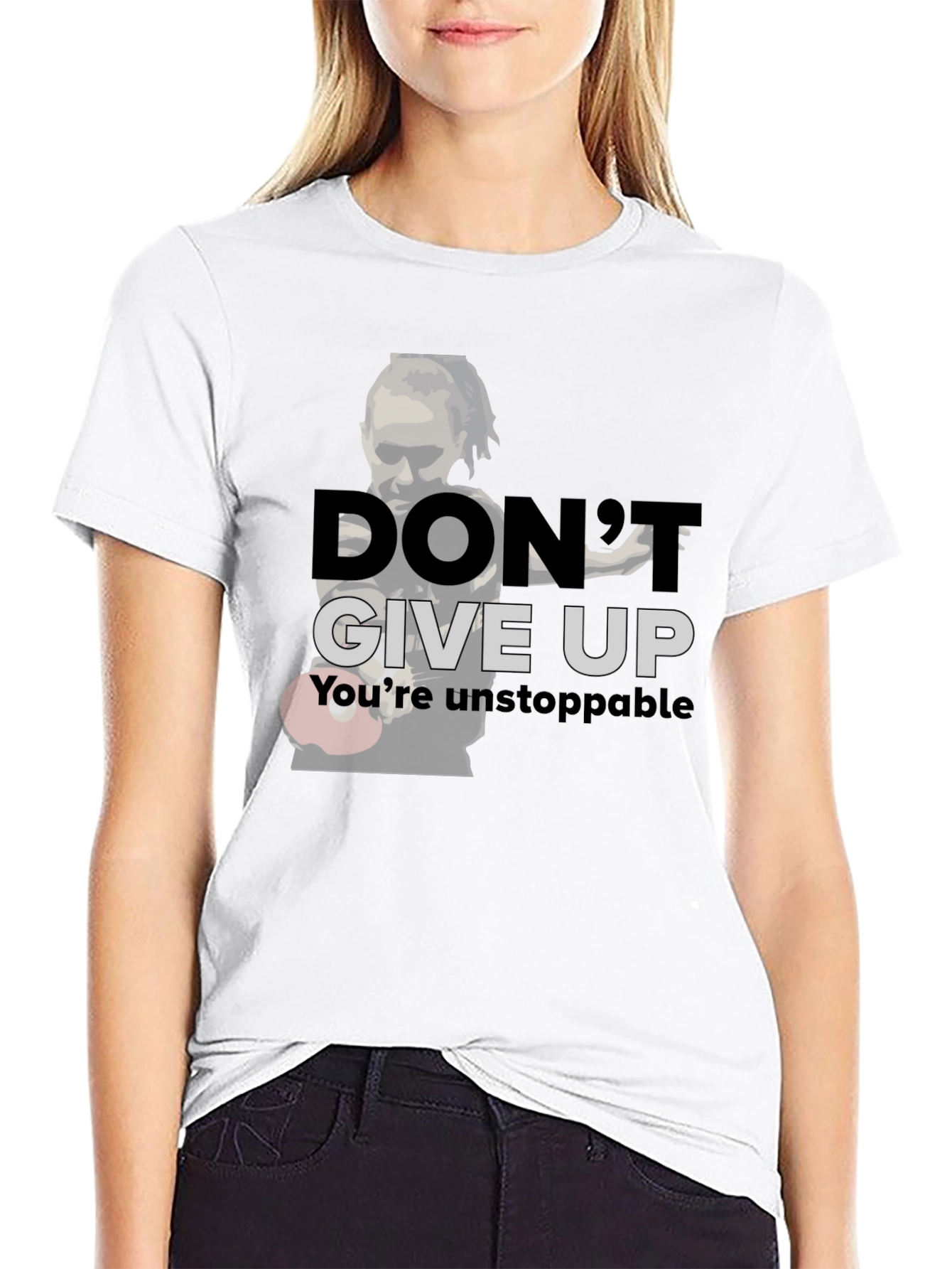 Dont Give Up T-Shirt - Boxing Motivation