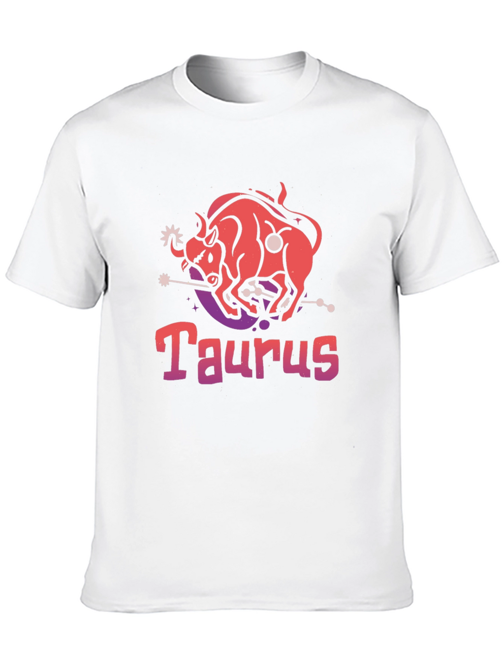 Taurus Zodiac Graphic T-Shirt - Black