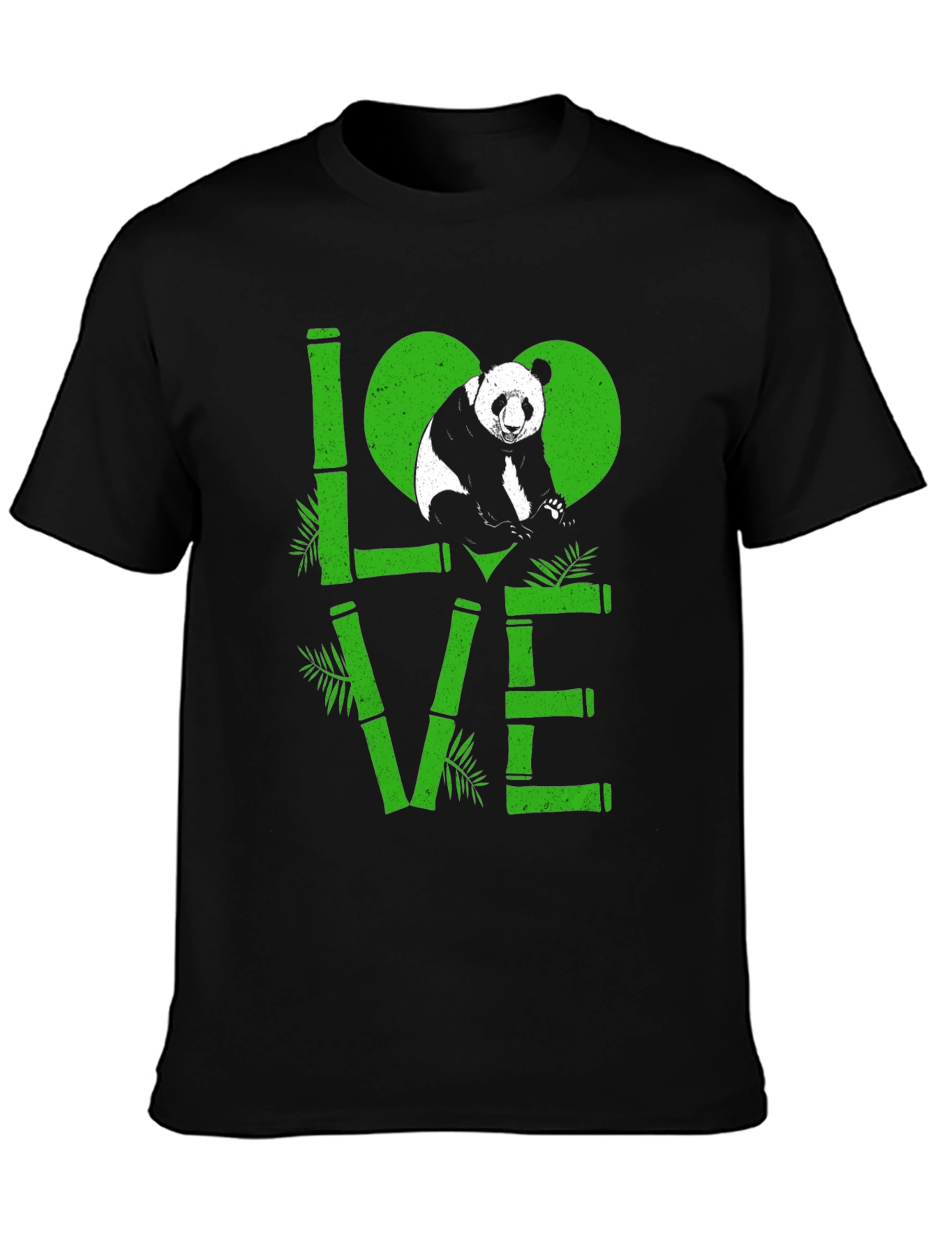 Panda Love Bamboo Graphic T-Shirt