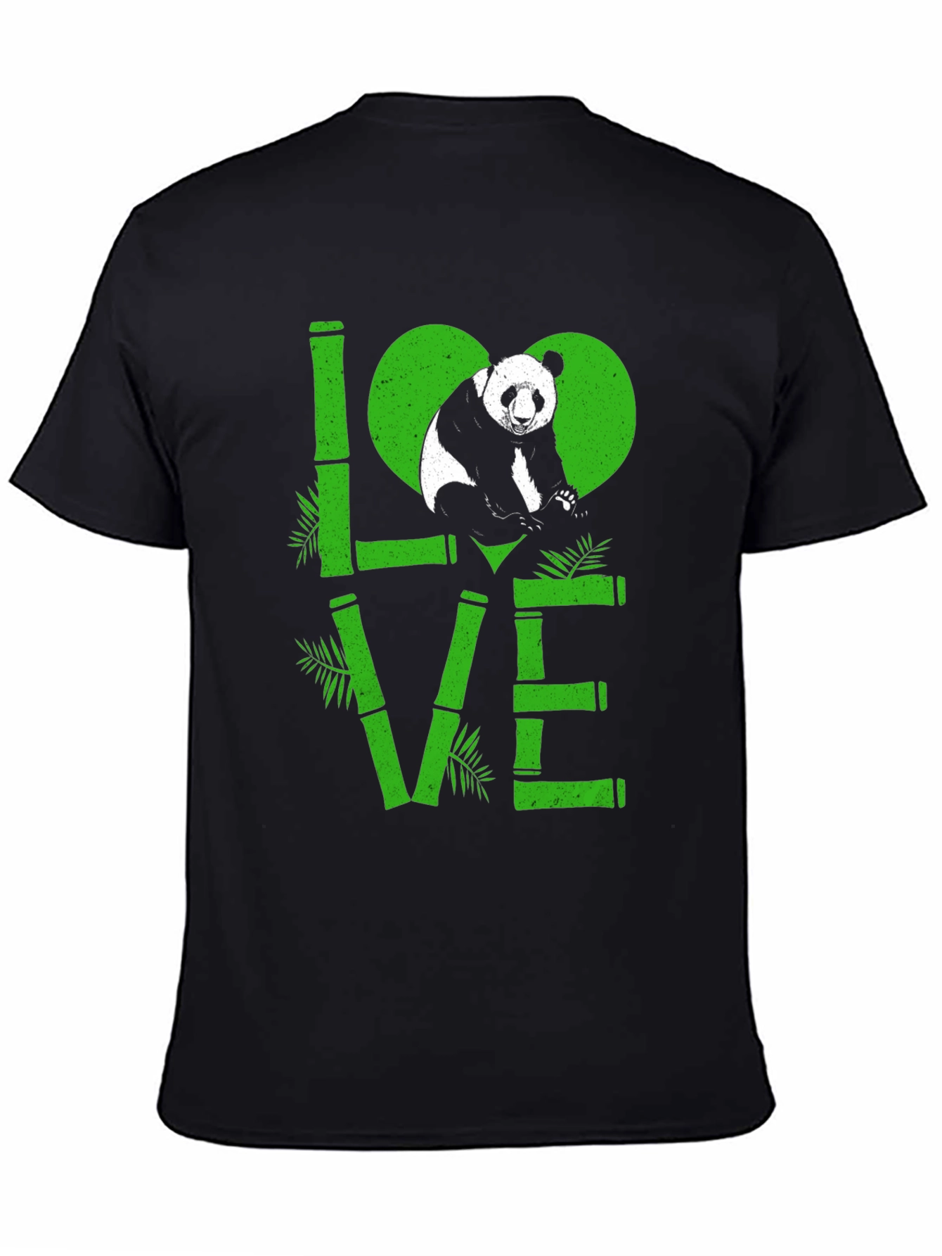 Panda Love Bamboo Graphic T-Shirt