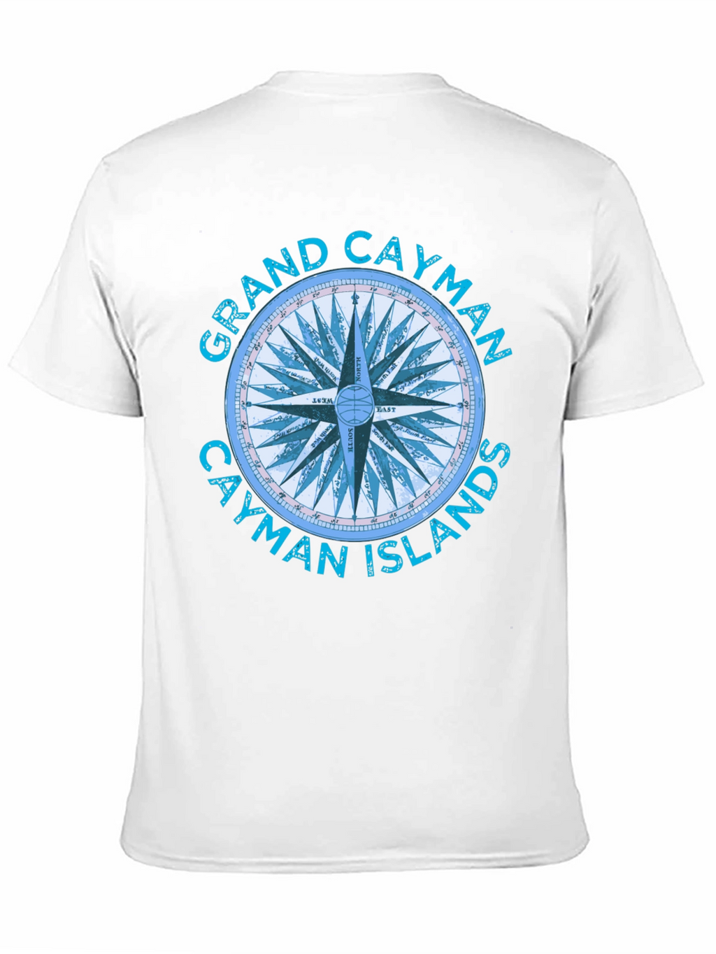 Grand Cayman Compass Islands Graphic T-Shirt
