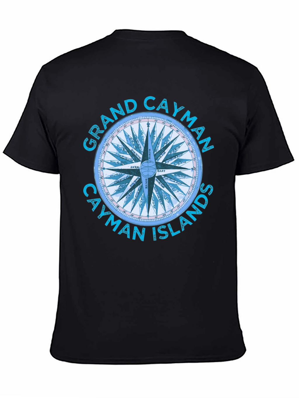Grand Cayman Compass Islands Graphic T-Shirt