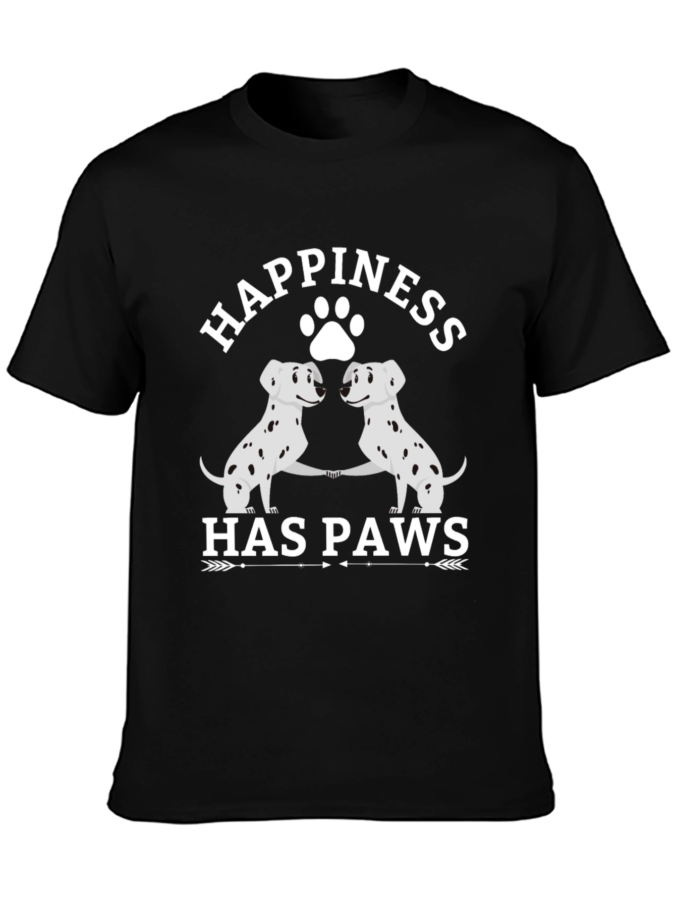 Happiness Has Paws Graphic Tee