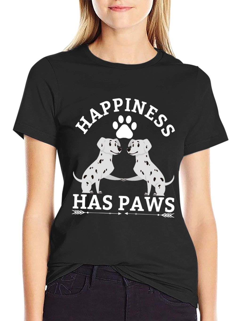 Happiness Has Paws Graphic Tee