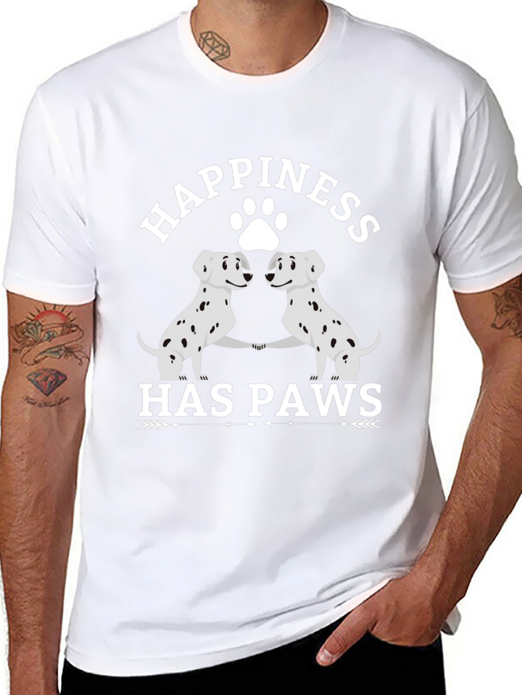 Happiness Has Paws Graphic Tee