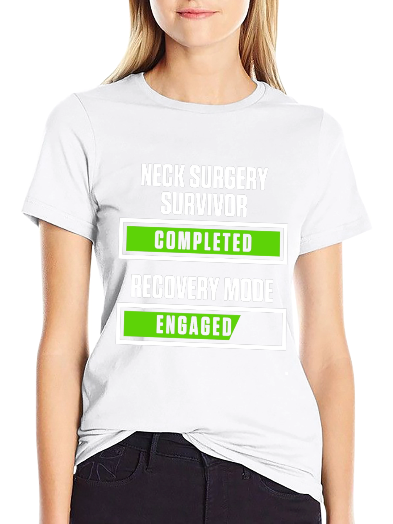 Neck Surgery Survivor Recovery Mode T-Shirt