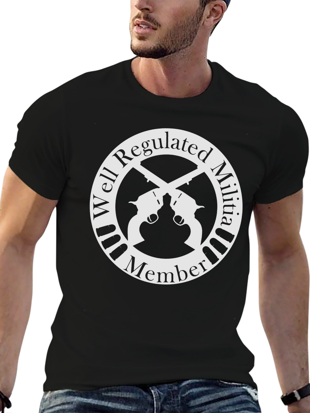 Well Regulated Militia Member T-Shirt