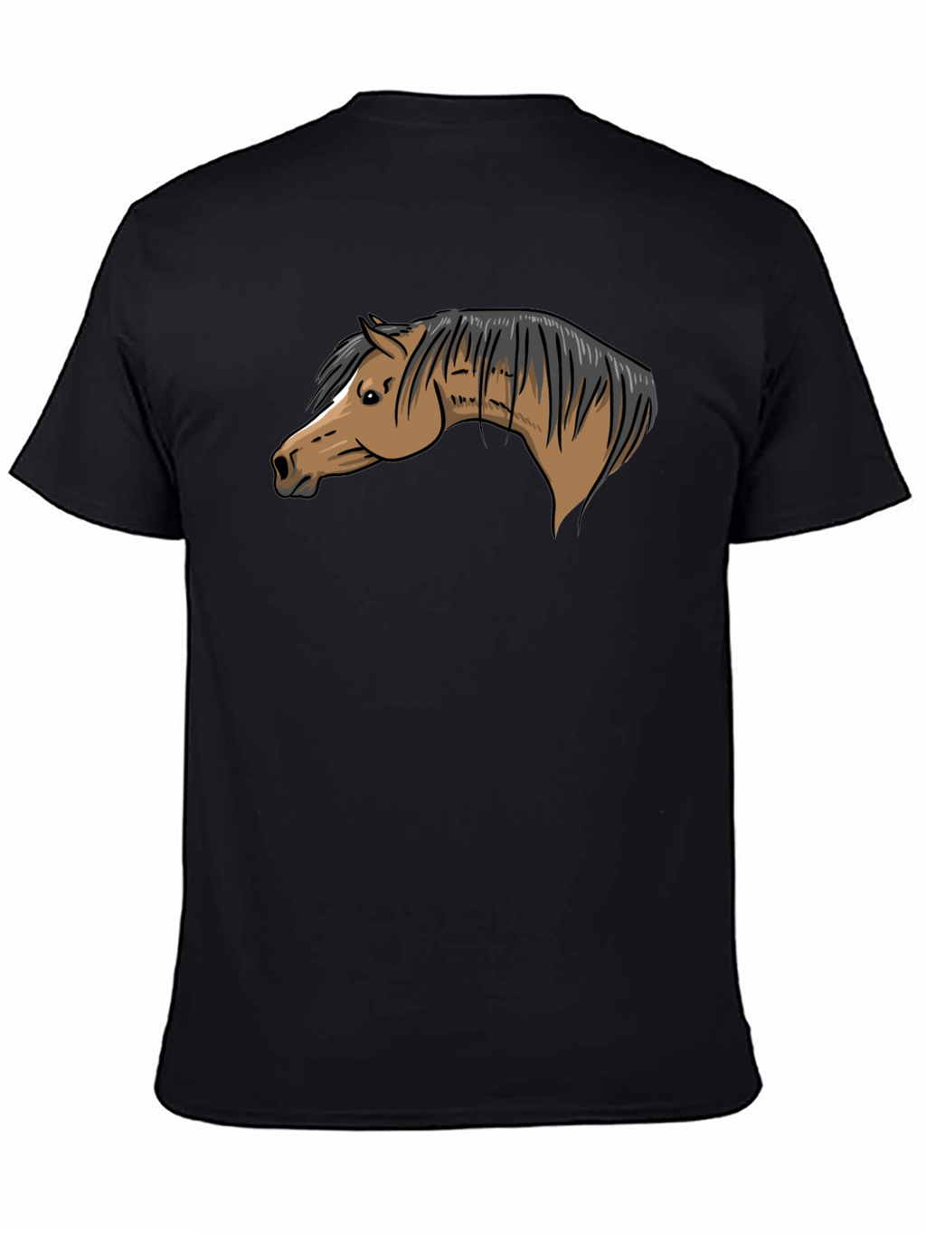 Black Horse Graphic T-Shirt