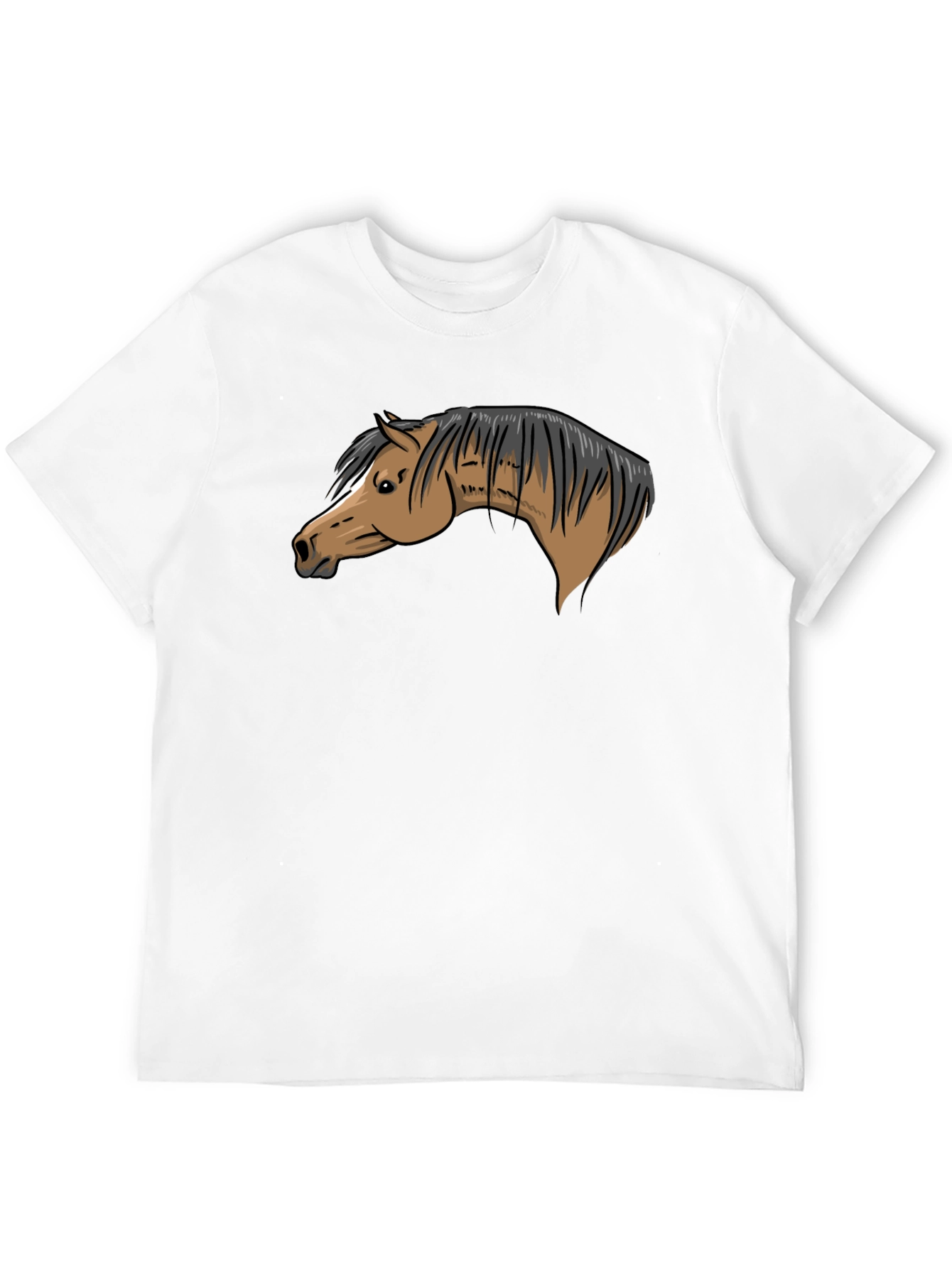 Black Horse Graphic T-Shirt