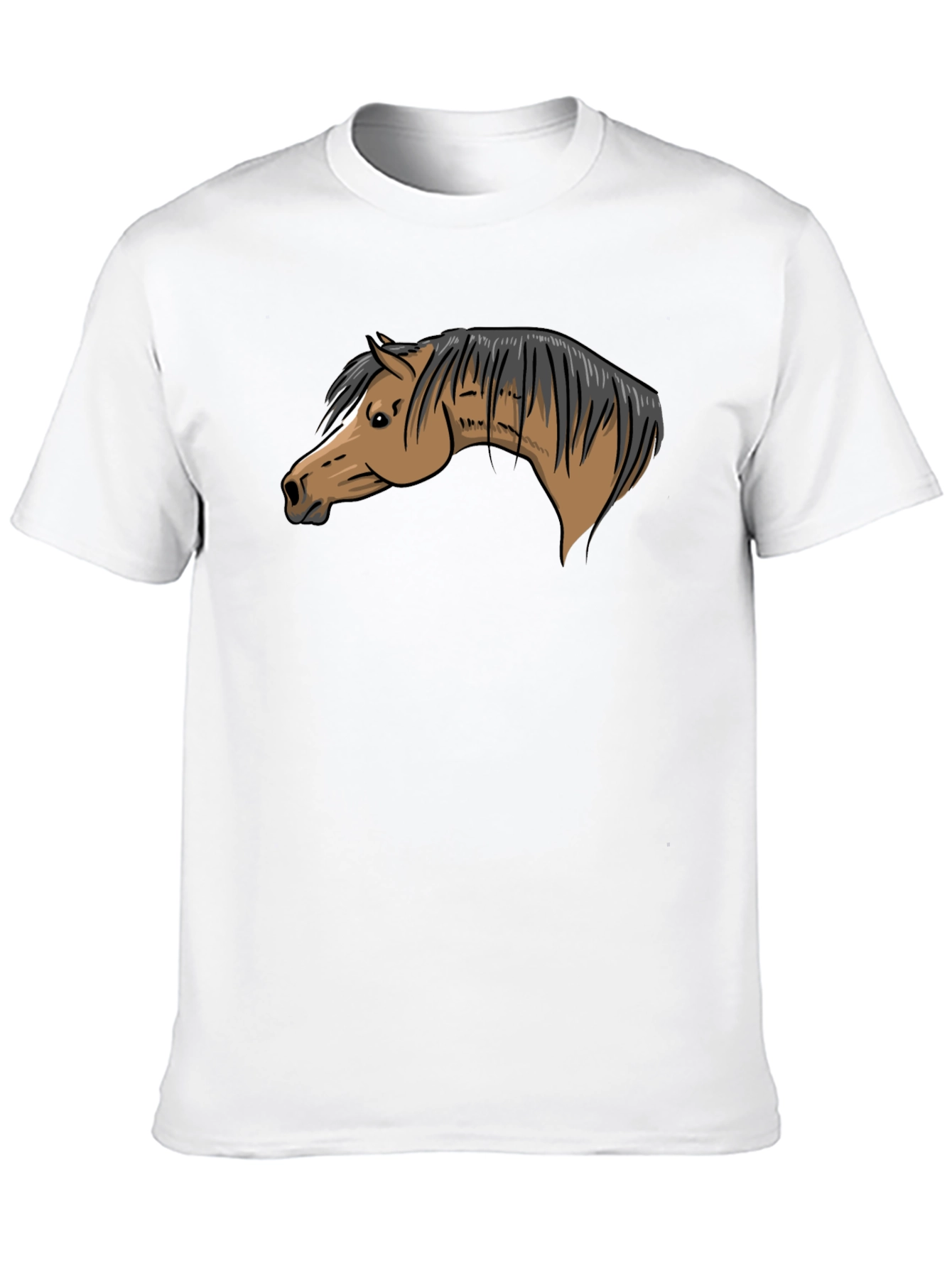 Black Horse Graphic T-Shirt
