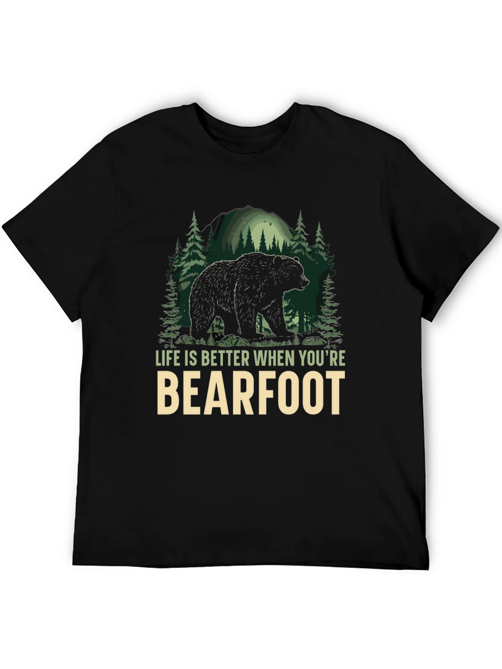 Bearfoot Adventure T-Shirt: Life is Better Outdoors