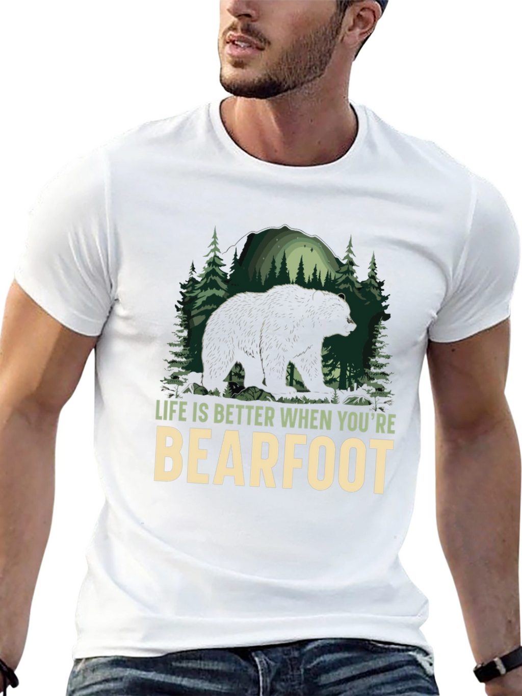 Bearfoot Adventure T-Shirt: Life is Better Outdoors