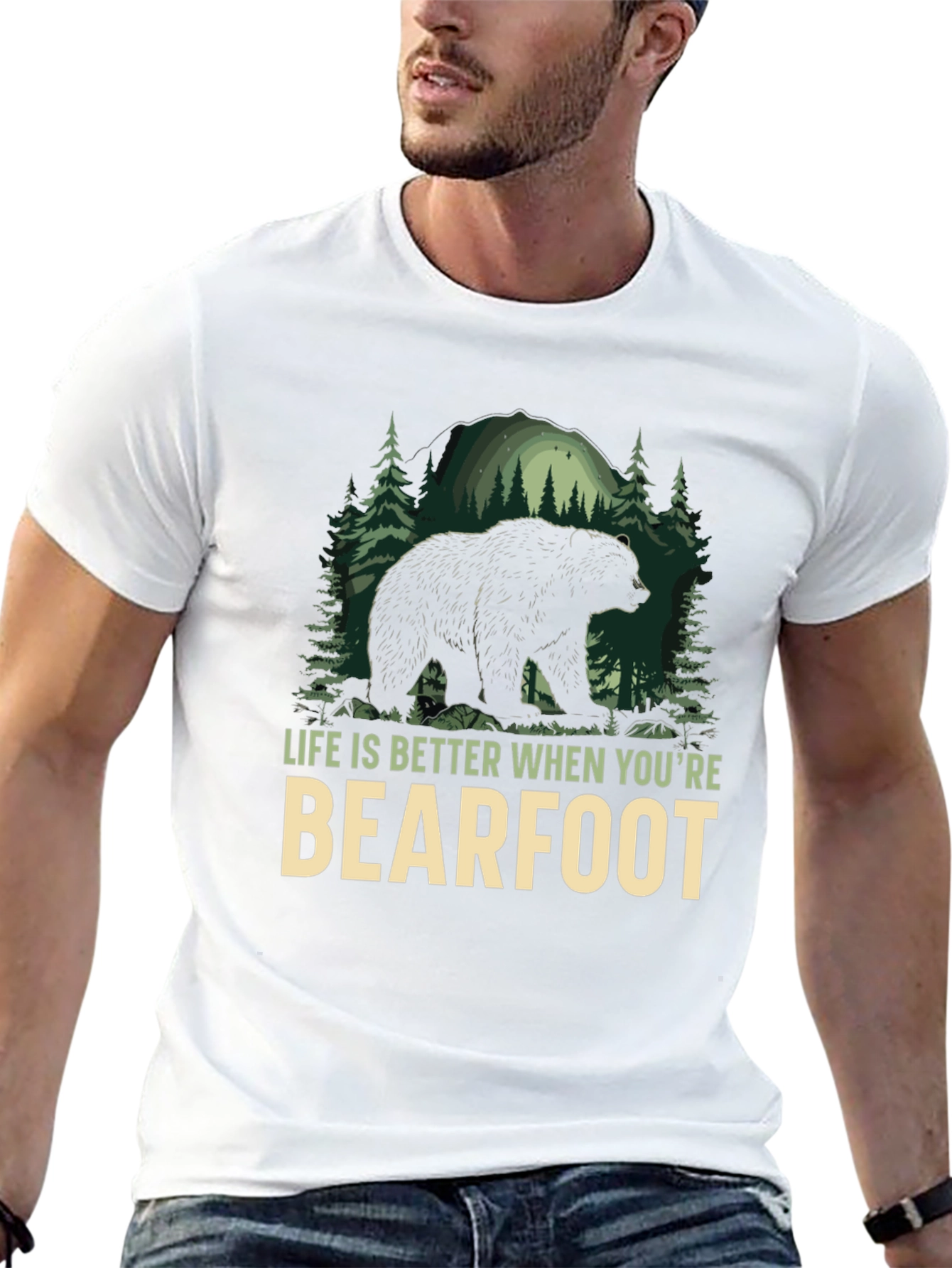 Bearfoot Adventure T-Shirt: Life is Better Outdoors
