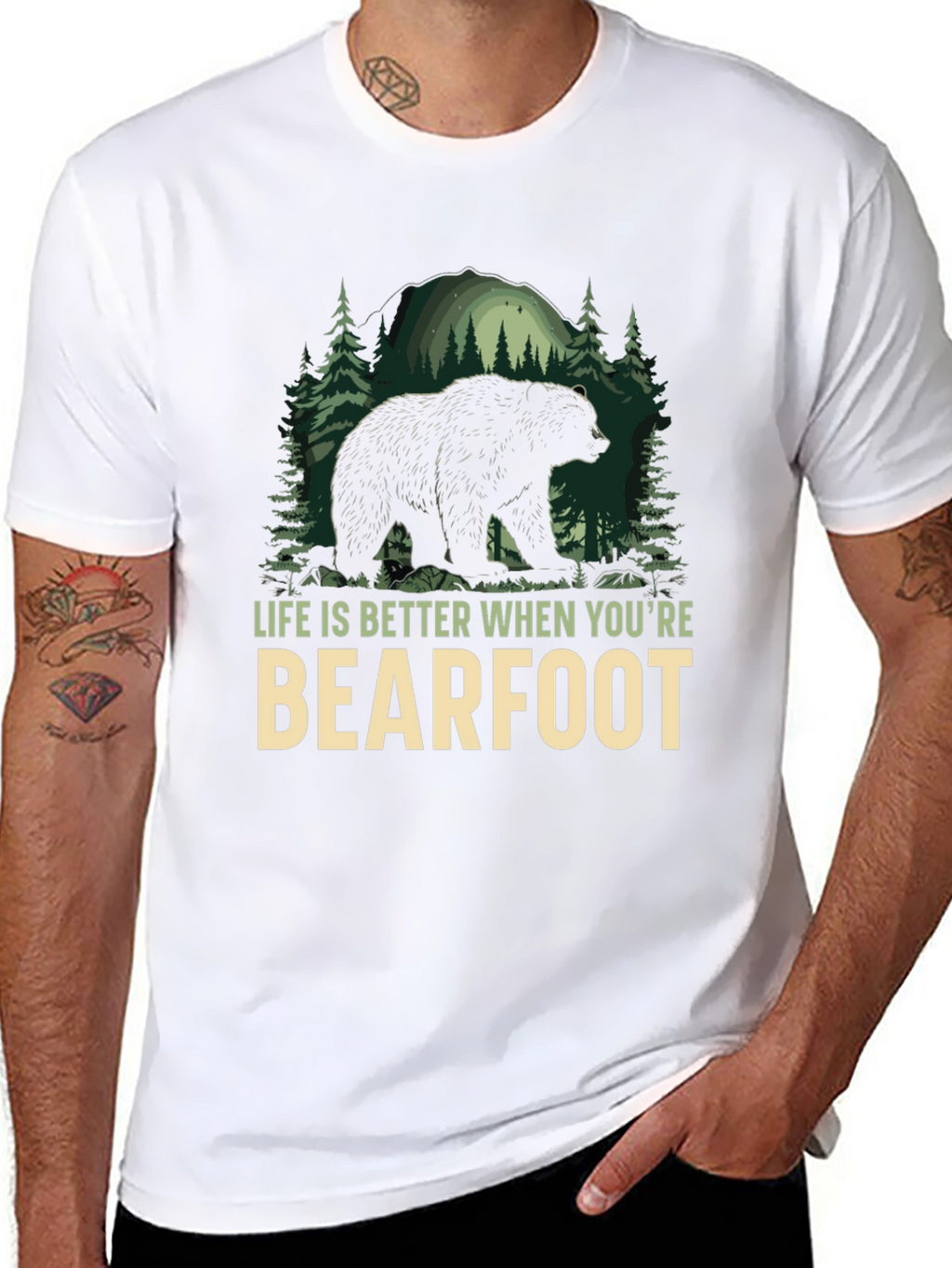 Bearfoot Adventure T-Shirt: Life is Better Outdoors